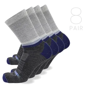 8 PAIRS - Wool Crew Teklite Ocean Sock