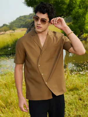 Asymmetrical Cuban Shirt