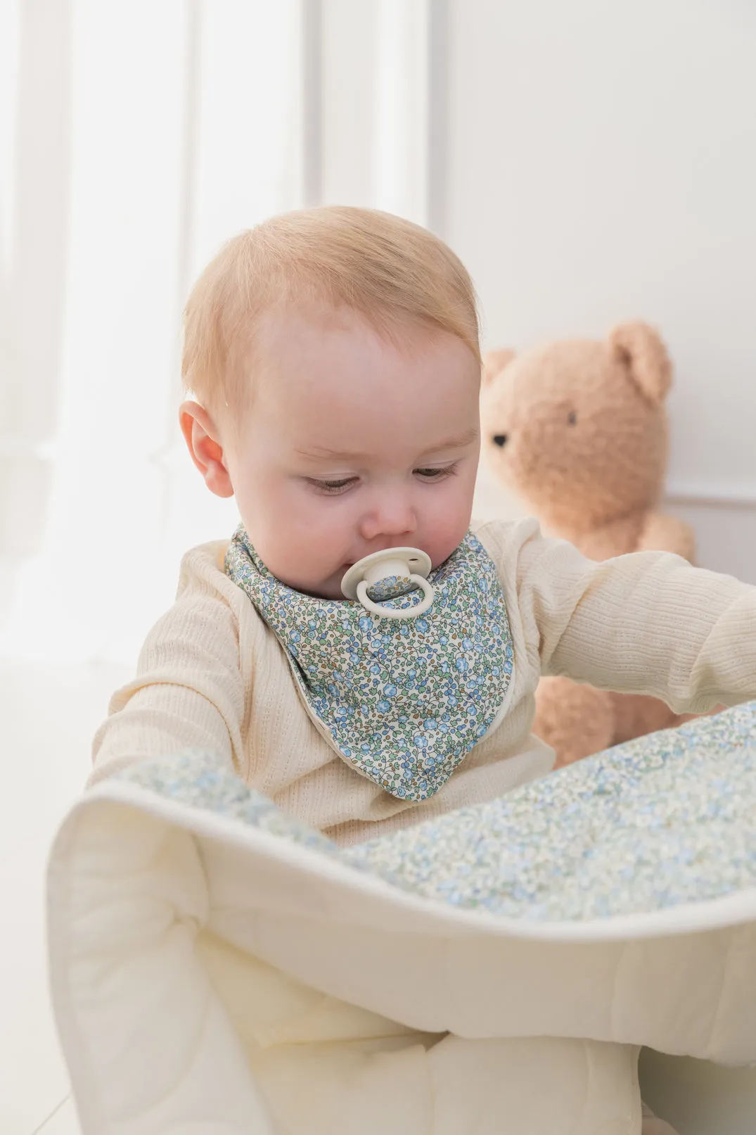 BIBS x Liberty Bandana Bib | Ivory & Eloise