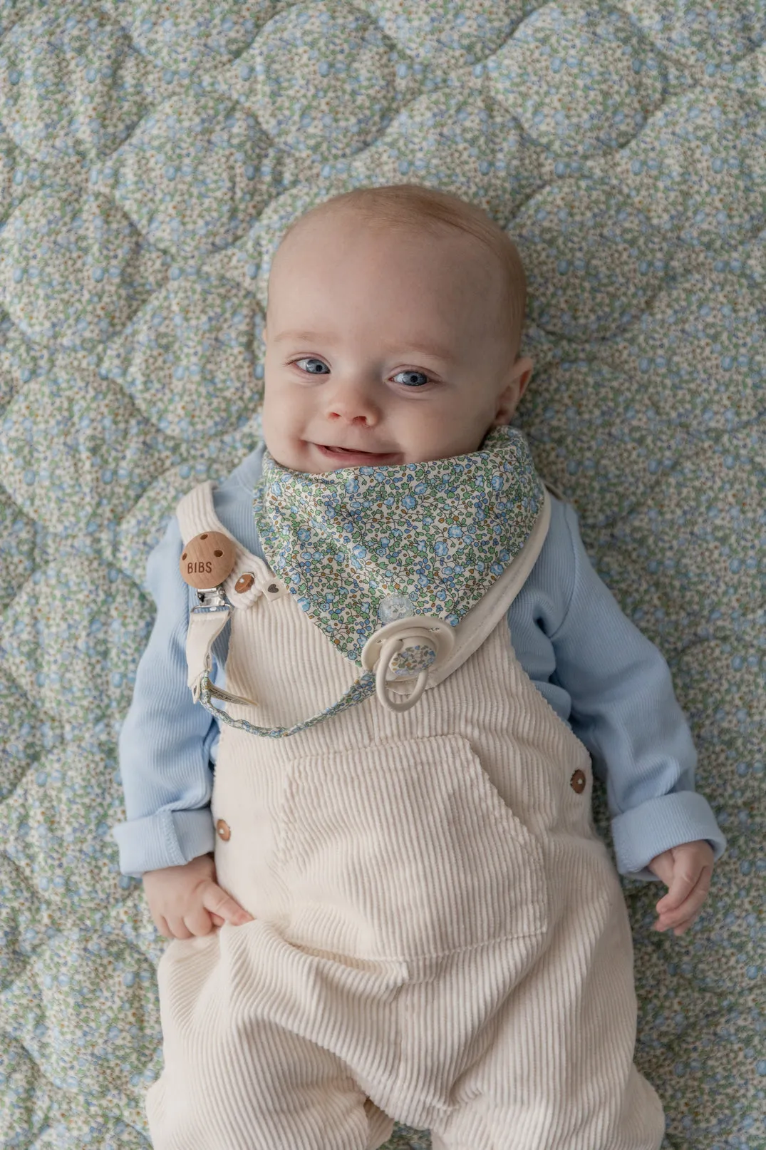 BIBS x Liberty Bandana Bib | Ivory & Eloise