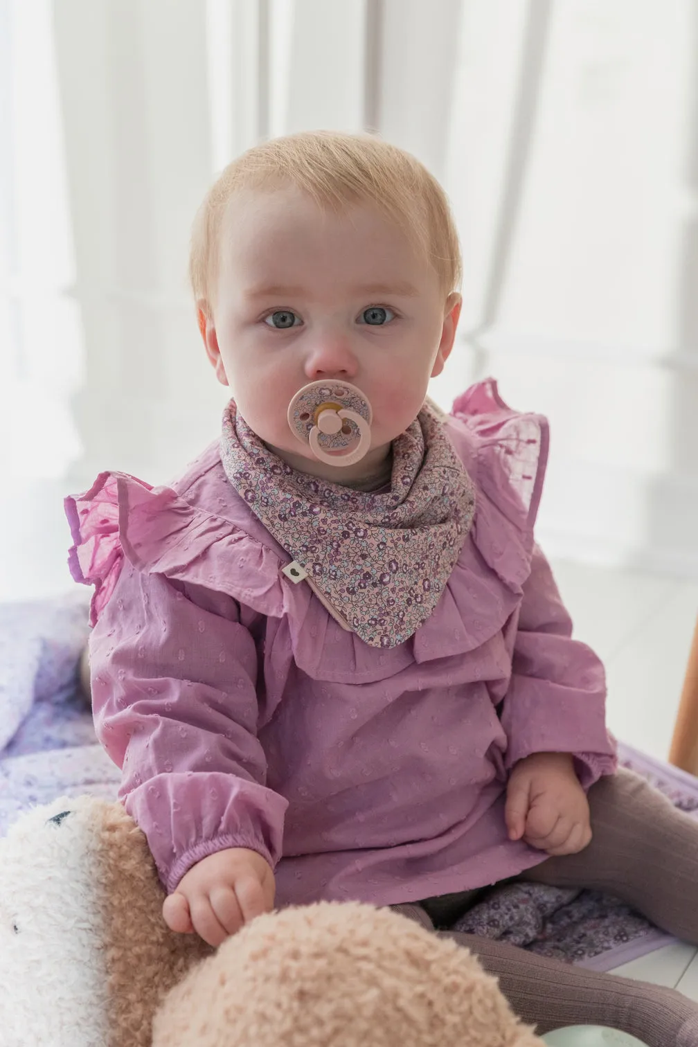 BIBS x Liberty Bandana Bib | Violet Sky & Chamomile Lawn