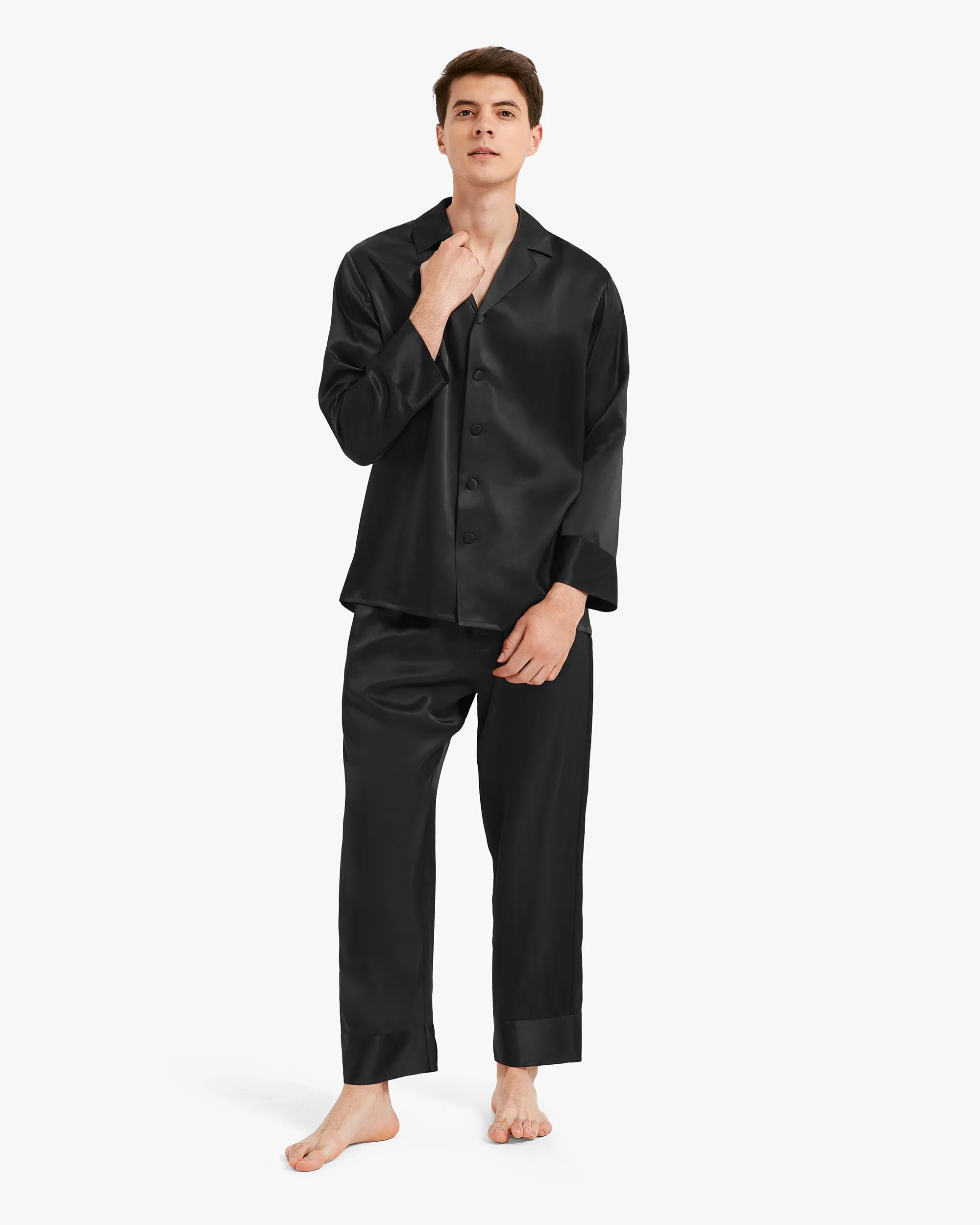 Clearance Classic Silk Pajamas - For Men