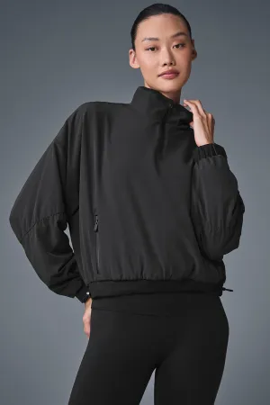 Cropped Elevation Coverup - Black