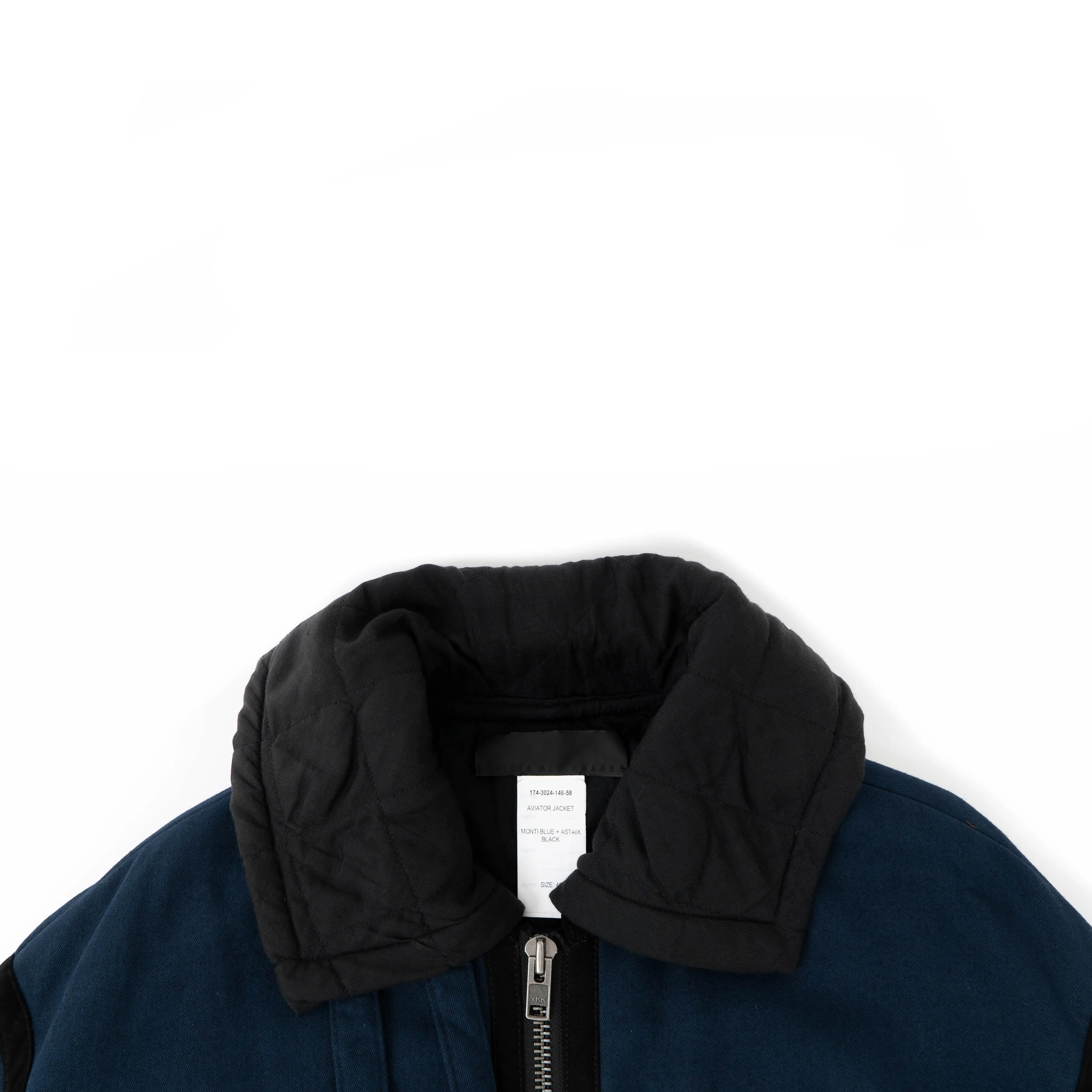 FW17 Wool Aviator Jacket Blue/Black 1 of 1 Sample