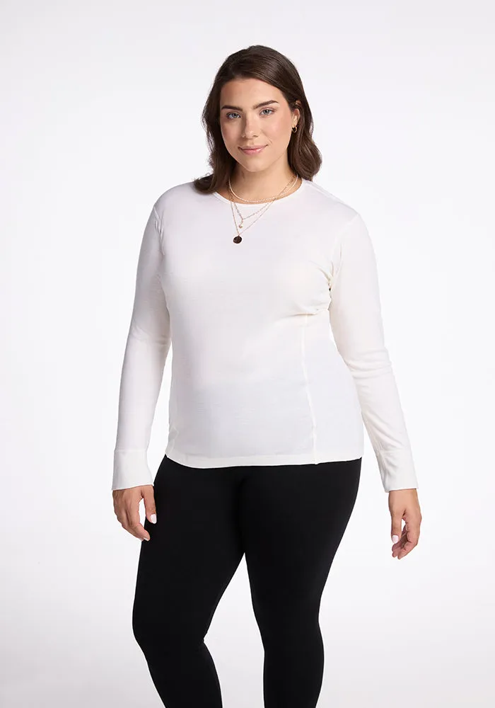 Hannah Long Sleeve Top - Buttercream