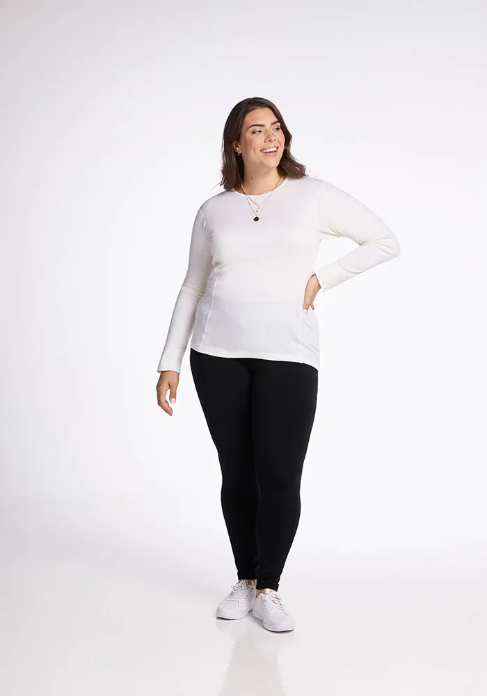 Hannah Long Sleeve Top - Buttercream