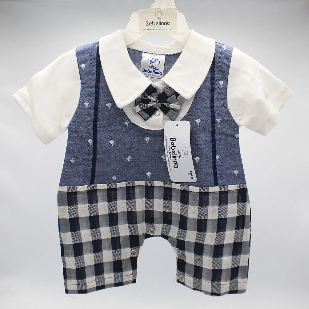 Imported Turkey Baby Gentleman Stylish Romper for 0-9 Months