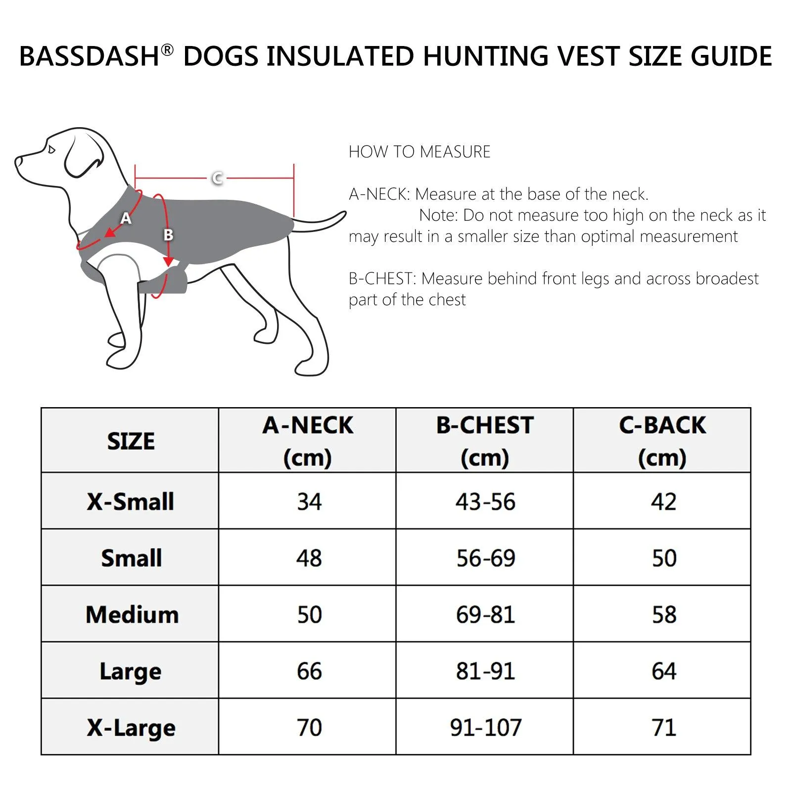 Insulated Dog winter Vest for hunting