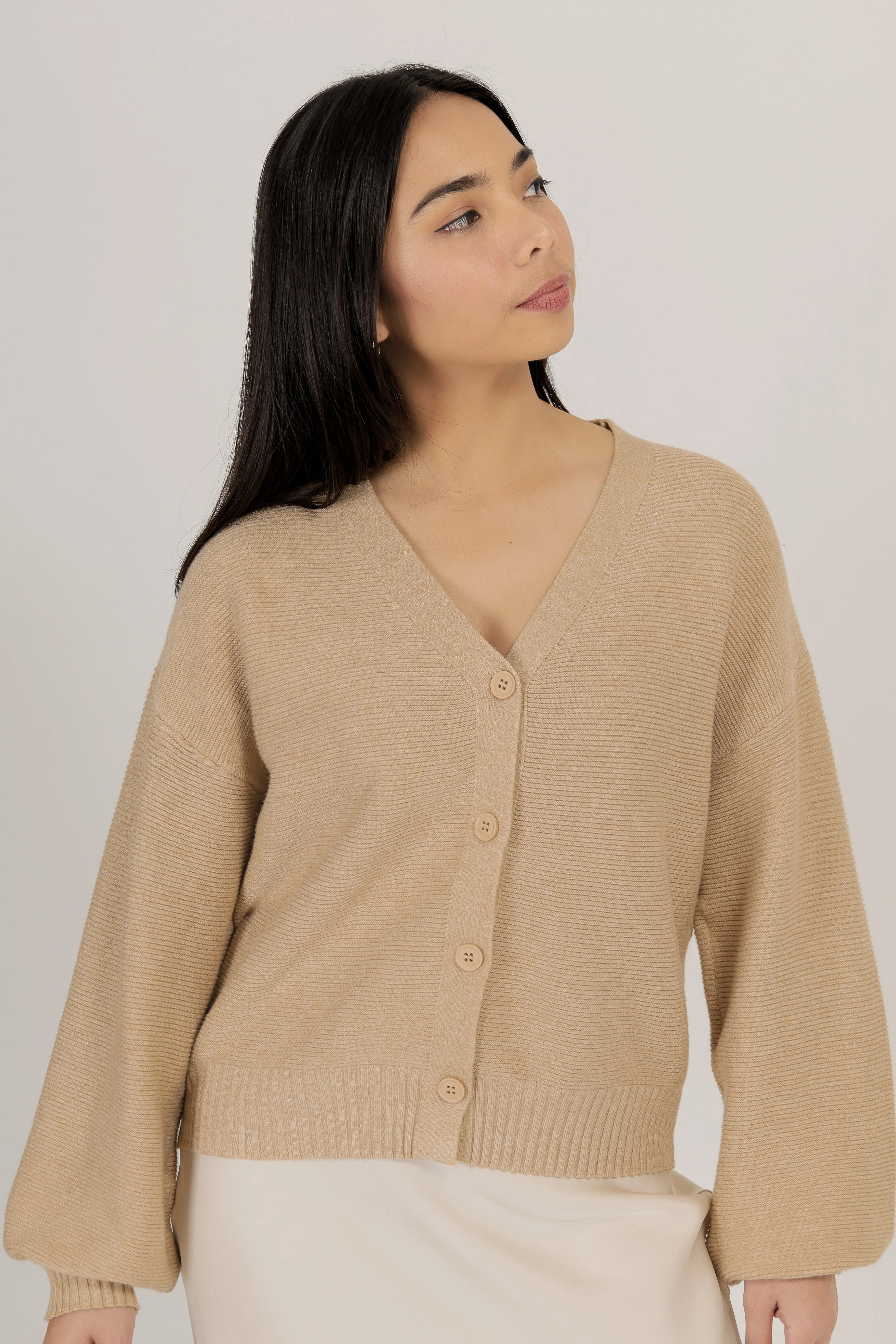 Jollie Button-down Knit Cardigan