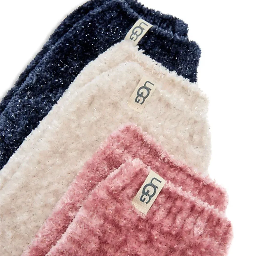 Leda Sparkle Cozy Crew Socks - 3 Pack