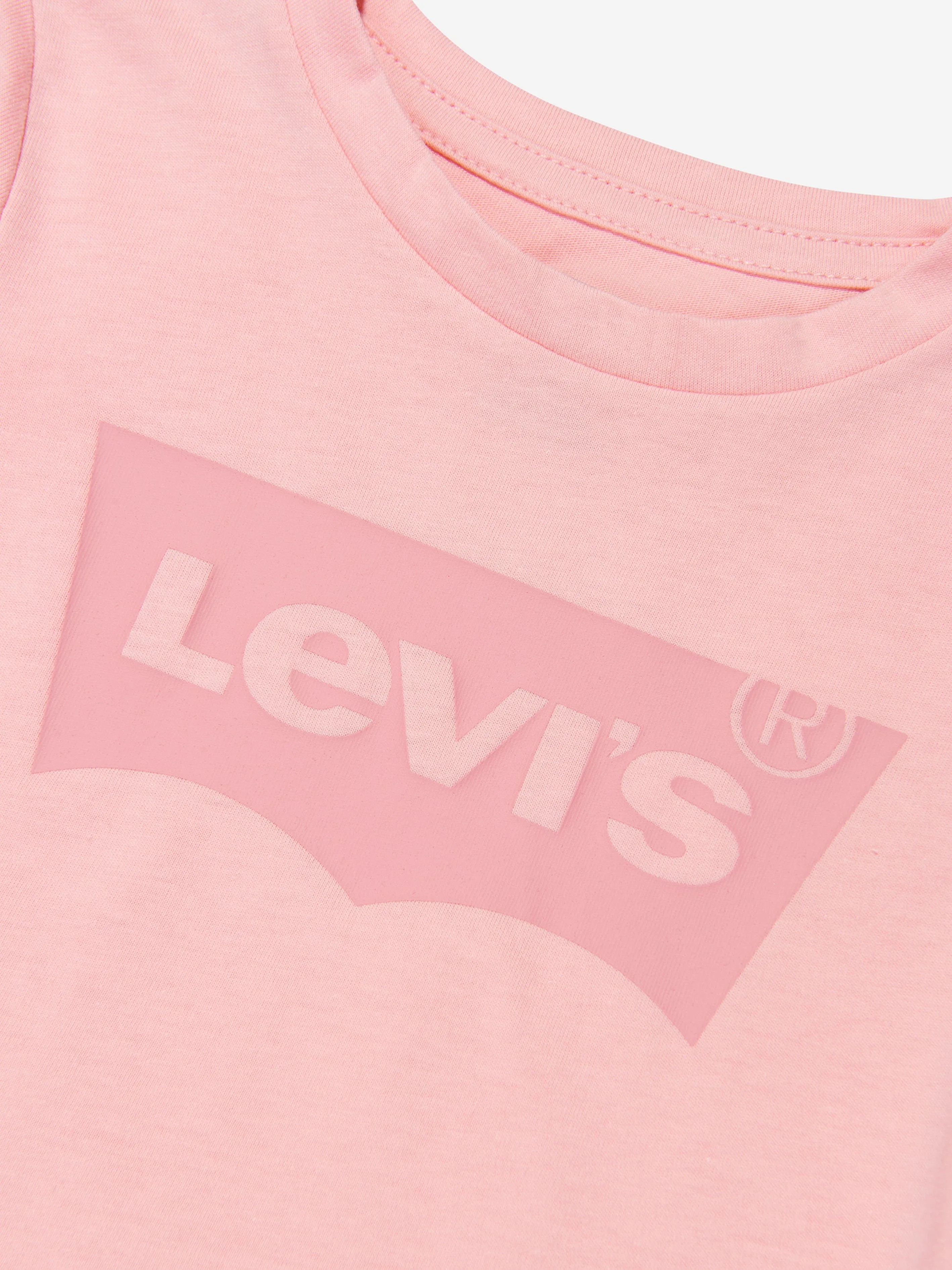 Levi's Wear Girls Batwing T-Shirt in Pink