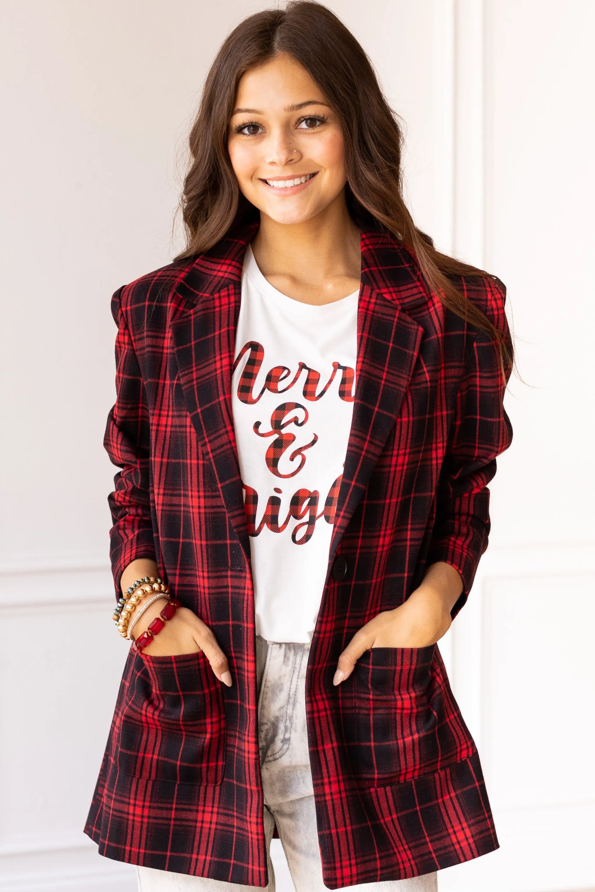 Plaid Perfection Blazer