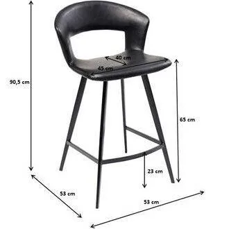 Reunion Black Counter Stool (2/Set)