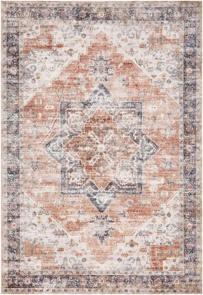 Revive Lila Rust Rug 270 x 180 CM