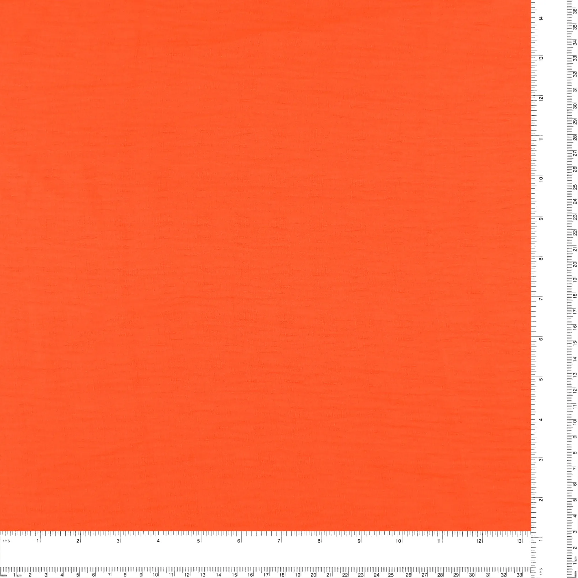 Solid Slub Polyester - MARISA - Orange