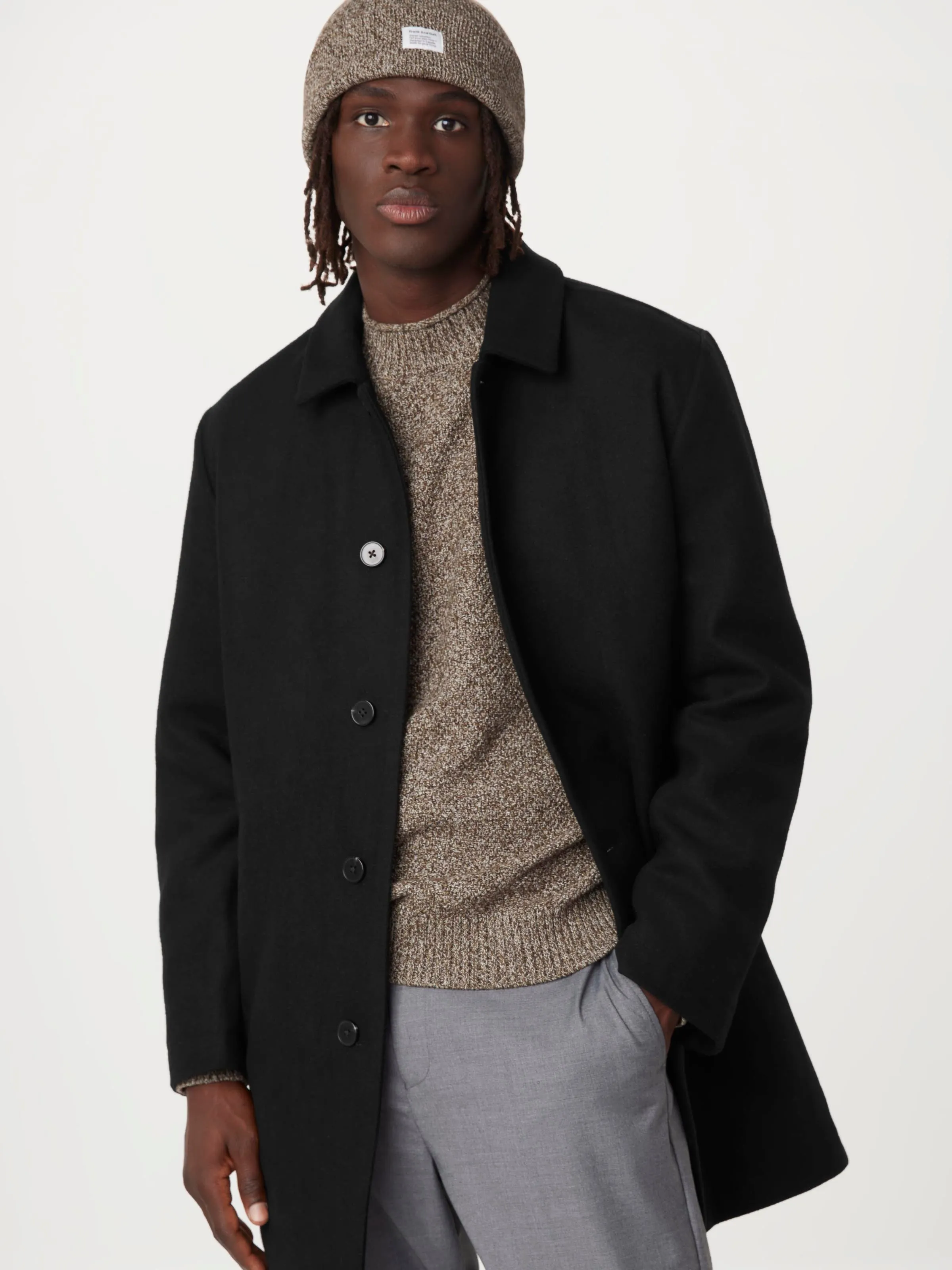 The Smith Mac Topcoat in Black