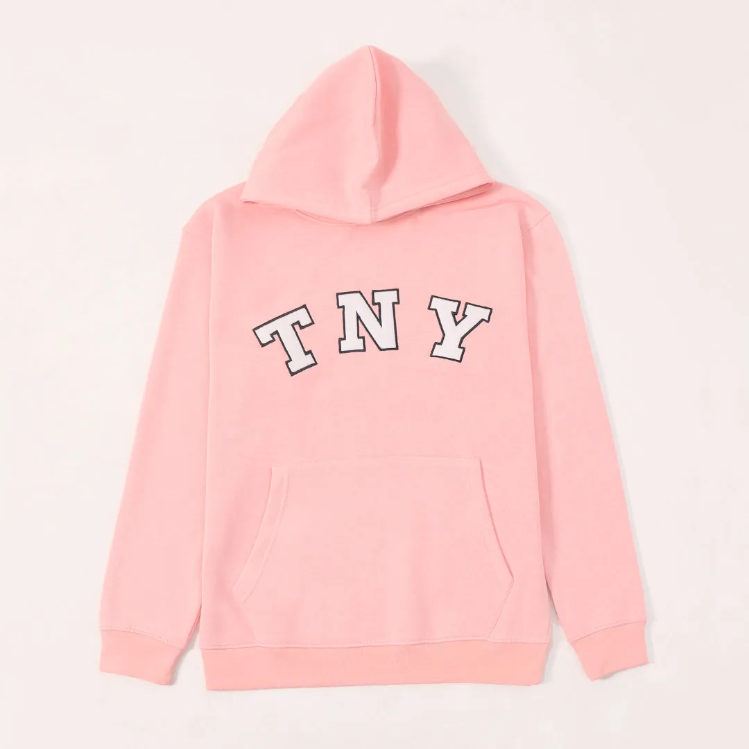 TNY Unisex Oversized Hoodie - Soft Pink