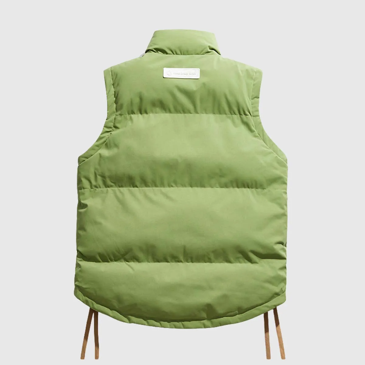 Two-Wear Puffer Vest With Bags