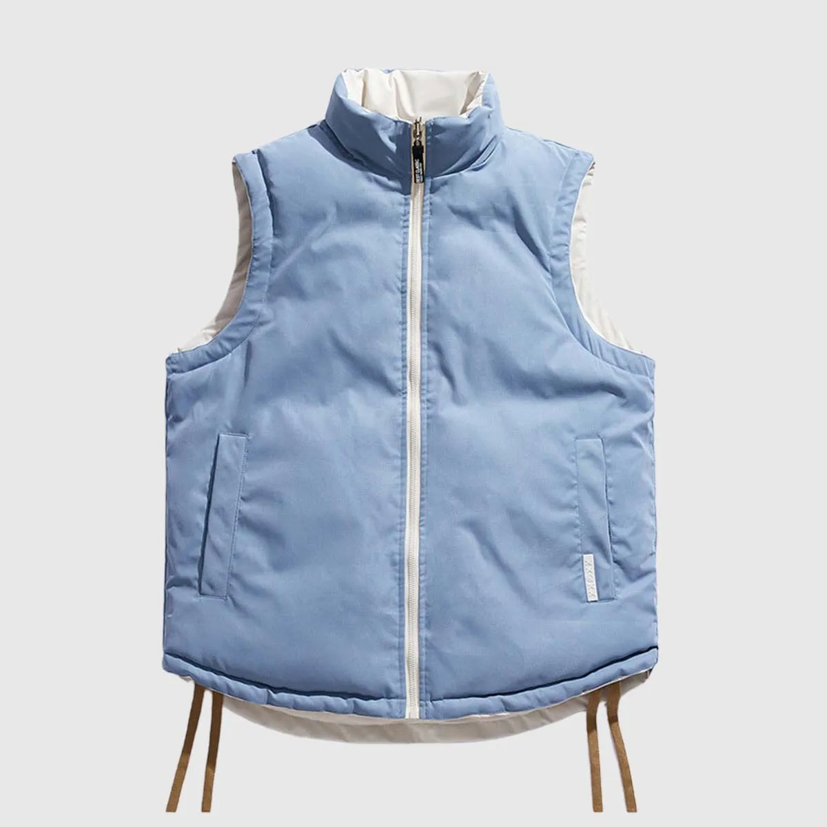 Two-Wear Puffer Vest With Bags