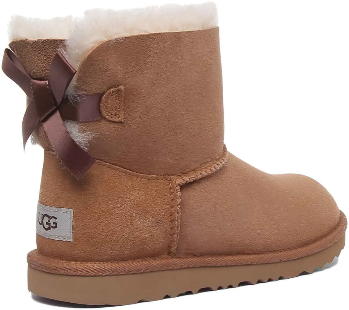 Ugg Australia K Mini Baily Bw In Chestnut For Kids